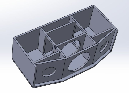 3D modeing of the loudspeaker box